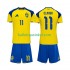 Zweden Voetbalshirt Anthony Elanga 11 Kleuters/Kids Thuis Tenue 2026 Korte Mouw