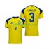 Zweden Voetbalshirt Victor Lindelof 3 Heren Thuis Tenue 2026 Korte Mouw