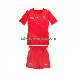 Zwitserland Voetbalshirt Kleuters/Kids Thuis Tenue WK 2026 Korte Mouw