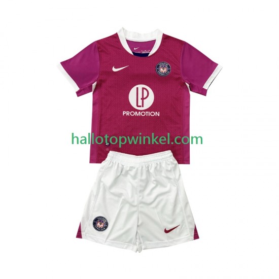 Voetbalshirt Toulouse Kleuters/Kids Uit Tenue 2025-2026 Korte Mouw