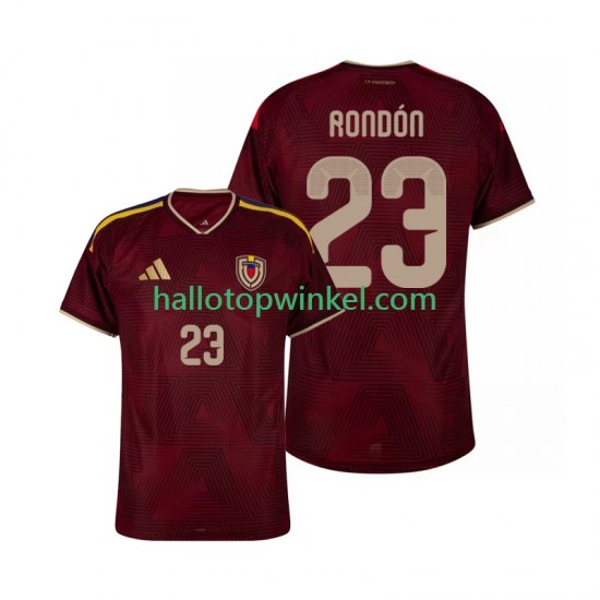 Venezuela Voetbalshirt Salomon Rondon 23 Heren Thuis Tenue 2026 Korte Mouw
