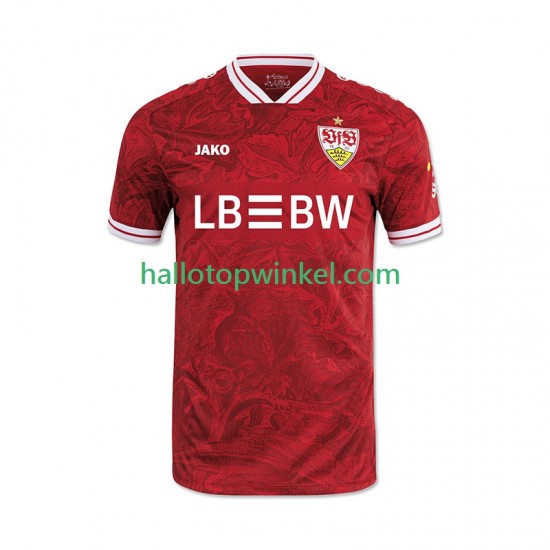 VfB Stuttgart Voetbalshirt Heren Uit Tenue 2025-2026 Korte Mouw