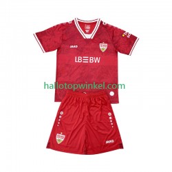 VfB Stuttgart Voetbalshirt Kleuters/Kids Uit Tenue 2025-2026 Korte Mouw
