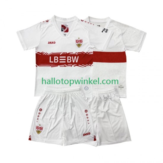 VfB Stuttgart Voetbalshirt Kleuters/Kids Thuis Tenue 2025-2026 Korte Mouw