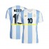 Argentinië Voetbalshirt Lionel Messi 10 50 Anniversary Heren Thuis Tenue Korte Mouw