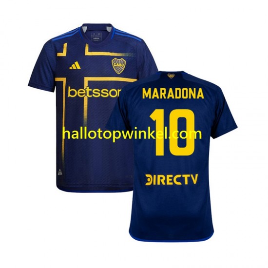 Voetbalshirt Boca Juniors MARADONA 10 Heren Derde Tenue 2024-2025 Korte Mouw