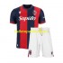 Voetbalshirt Bologna Kleuters/Kids Thuis Tenue 2024-2025 Korte Mouw