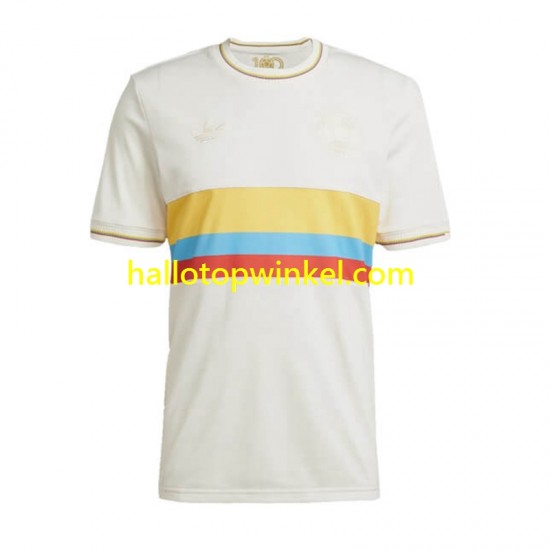 Colombia Voetbalshirt Centenary Heren Thuis Tenue Korte Mouw