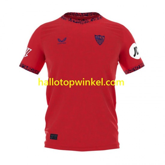 Sevilla FC Voetbalshirt Heren Uit Tenue 2024-2025 Korte Mouw