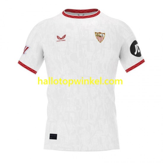 Sevilla FC Voetbalshirt Heren Thuis Tenue 2024 Korte Mouw