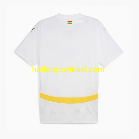 Ghana Voetbalshirt Heren Thuis Tenue 2024 Korte Mouw