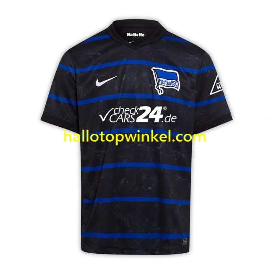 Hertha BSC Voetbalshirt Heren Uit Tenue 2024-2025 Korte Mouw