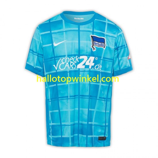 Hertha BSC Voetbalshirt Heren Derde Tenue 2024-2025 Korte Mouw