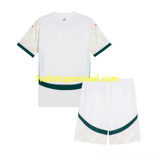 Ivoorkust Voetbalshirt Kleuters/Kids Uit Tenue 2025 Korte Mouw