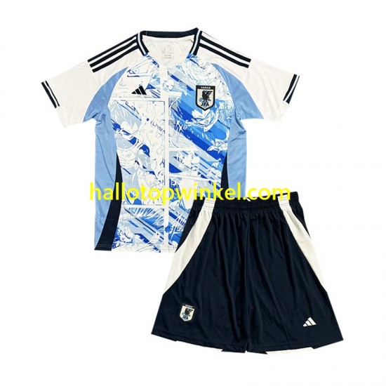 Japan Voetbalshirt Dragon Ball Kleuters/Kids Thuis Tenue 2024 Korte Mouw