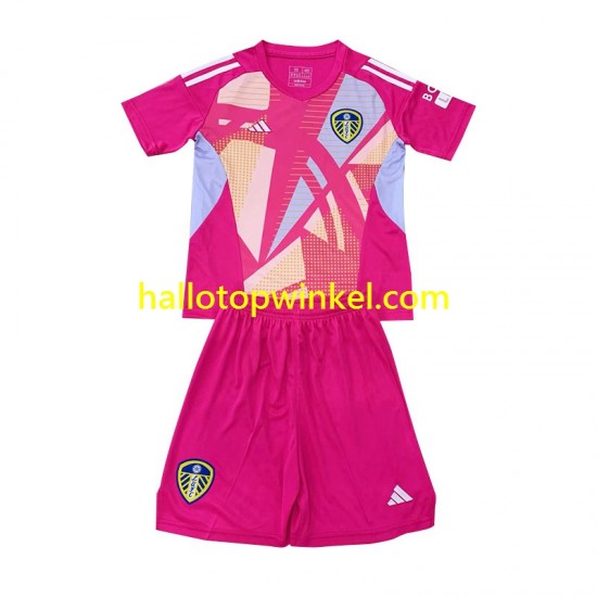 Leeds United Voetbalshirt Doelman Kleuters/Kids Derde Tenue 2024-2025 Korte Mouw