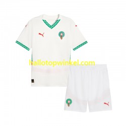 Marokko Voetbalshirt Kleuters/Kids Uit Tenue 2024 Korte Mouw