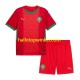 Marokko Voetbalshirt Kleuters/Kids Thuis Tenue 2024 Korte Mouw