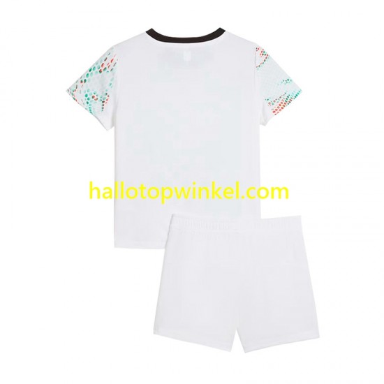 Portugal Voetbalshirt Kleuters/Kids Uit Tenue 2025 Korte Mouw