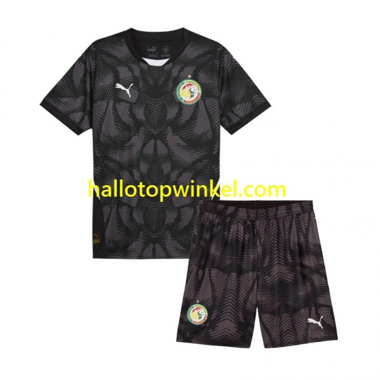 Senegal Voetbalshirt Doelman Kleuters/Kids Uit Tenue 2025 Korte Mouw