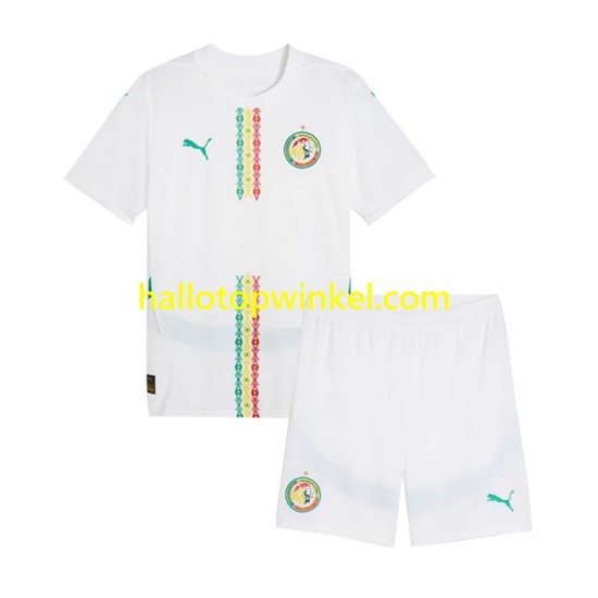 Senegal Voetbalshirt Kleuters/Kids Thuis Tenue 2025 Korte Mouw