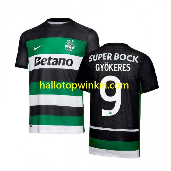 Sporting CP Voetbalshirt Gyokeres 9 Heren Thuis Tenue 2024-2025 Korte Mouw
