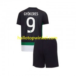 Sporting CP Voetbalshirt Gyokeres 9 Kleuters/Kids Thuis Tenue 2024-2025 Korte Mouw