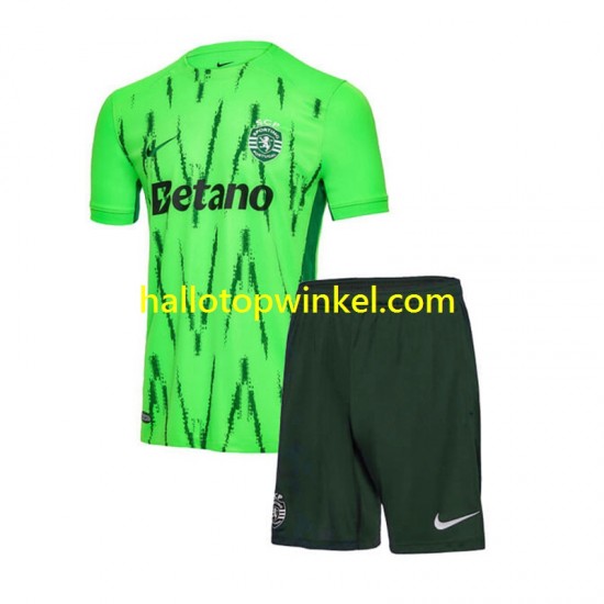 Sporting CP Voetbalshirt Kleuters/Kids Derde Tenue 2024-2025 Korte Mouw