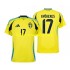 Zweden Voetbalshirt Viktor Gyokeres 17 Heren Thuis Tenue 2024 Korte Mouw