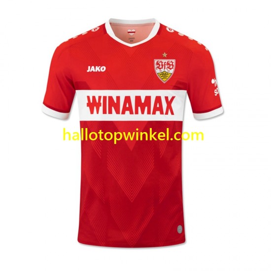 VfB Stuttgart Voetbalshirt Heren Uit Tenue 2024-2025 Korte Mouw