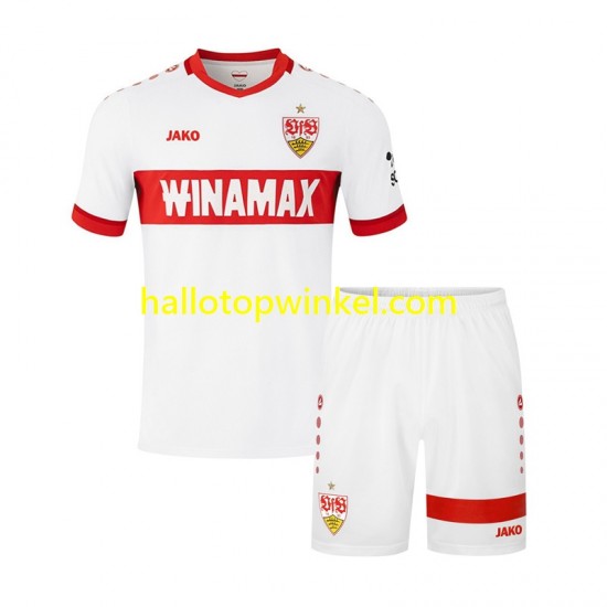 VfB Stuttgart Voetbalshirt Kleuters/Kids Thuis Tenue 2024-2025 Korte Mouw