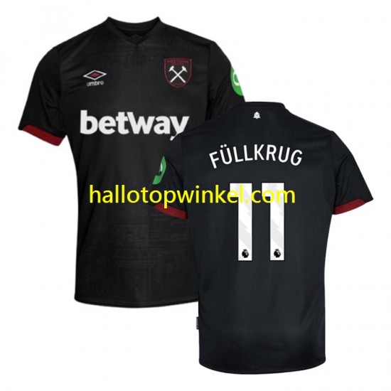 West Ham United Voetbalshirt FULLKRUG 11 Heren Uit Tenue 2024-2025 Korte Mouw