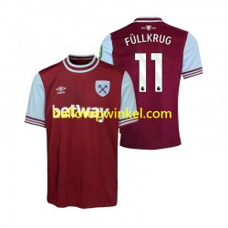 West Ham United Voetbalshirt FULLKRUG 11 Heren Thuis Tenue 2024-2025 Korte Mouw