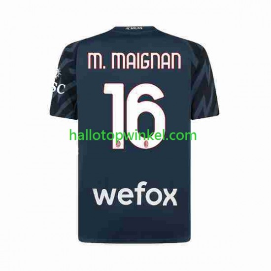 AC Milan Voetbalshirt Mike Maignan 16 Doelman Heren Derde Tenue 2023-2024 Korte Mouw