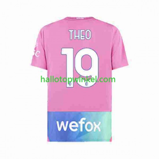 AC Milan Voetbalshirt THEO 19 Heren Derde Tenue 2023-2024 Korte Mouw