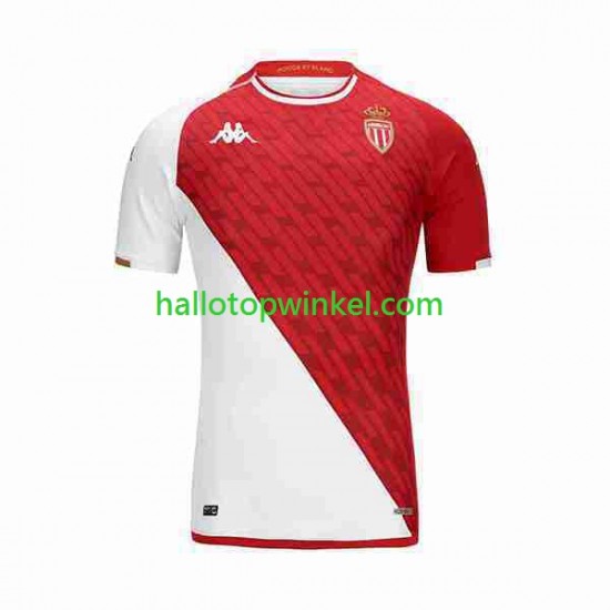 AS Monaco Voetbalshirt Heren Thuis Tenue 2023-2024 Korte Mouw