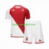 AS Monaco Voetbalshirt Kleuters/Kids Thuis Tenue 2023-2024 Korte Mouw