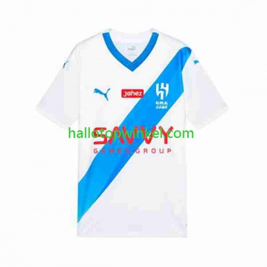 Voetbalshirt Al Hilal Neymar JR 10 Heren Uit Tenue 2023-2024 Korte Mouw