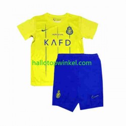 Voetbalshirt Al-Nassr Ronaldo 7 Kleuters/Kids Thuis Tenue 2023-2024 Korte Mouw