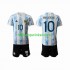 Argentinië Voetbalshirt Maradona 10 2020-2021 Kleuters/Kids Thuis Tenue Korte Mouw