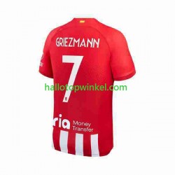 Atlético Madrid Voetbalshirt 2 Antoine Griezmann 7 Heren Thuis Tenue 2023-2024 Korte Mouw