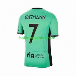 Atlético Madrid Voetbalshirt 2 Antoine Griezmann 7 Heren Derde Tenue 2023-2024 Korte Mouw