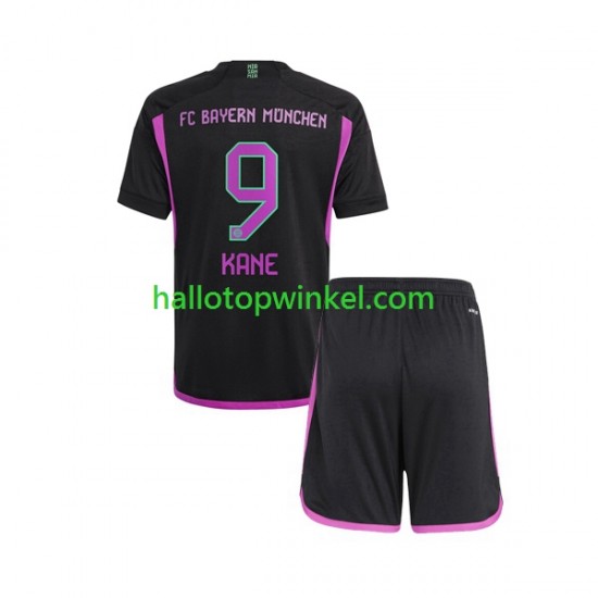FC Bayern München Voetbalshirt Harry Kane 9 Kleuters/Kids Uit Tenue 2023-2024 Korte Mouw