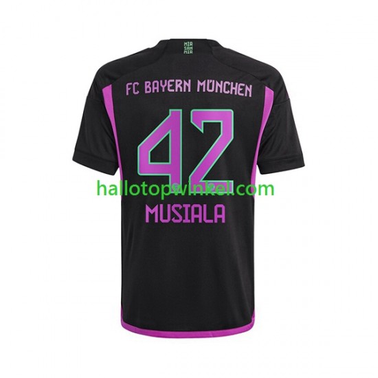 FC Bayern München Voetbalshirt Jamal Musiala 42 Heren Uit Tenue 2023-2024 Korte Mouw