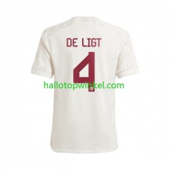 FC Bayern München Voetbalshirt Matthijs de Ligt 4 Heren Derde Tenue 2023-2024 Korte Mouw