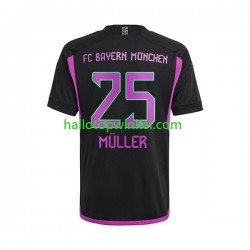 FC Bayern München Voetbalshirt Thomas Muller 25 Heren Uit Tenue 2023-2024 Korte Mouw