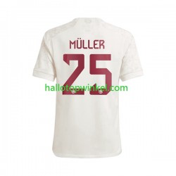 FC Bayern München Voetbalshirt Thomas Muller 25 Heren Derde Tenue 2023-2024 Korte Mouw
