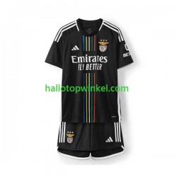 Benfica Voetbalshirt Kleuters/Kids Uit Tenue 2023-2024 Korte Mouw
