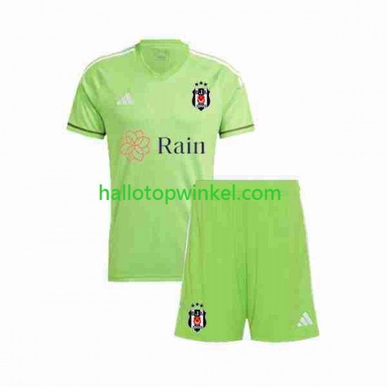 Besiktas Voetbalshirt Doelman Kleuters/Kids Uit Tenue 2023-2024 Korte Mouw