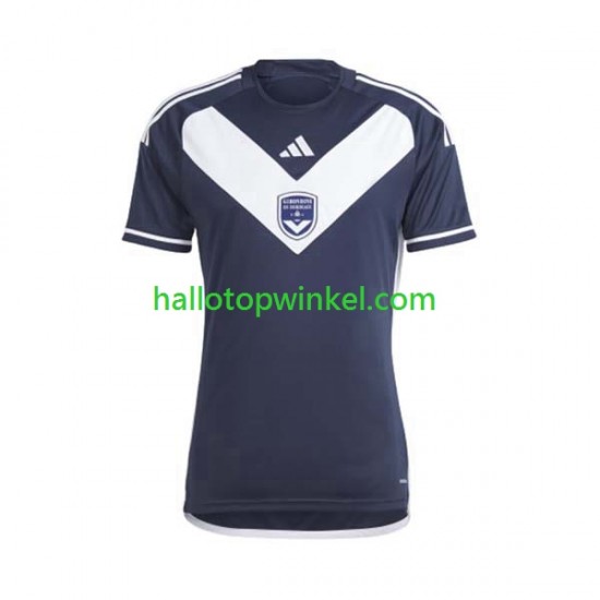 Bordeaux Voetbalshirt Heren Thuis Tenue 2023-2024 Korte Mouw
